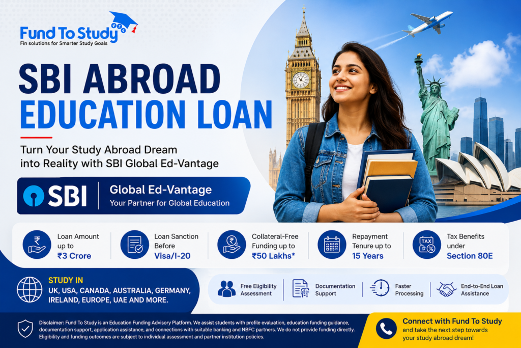 SBI education loan for Study abroad